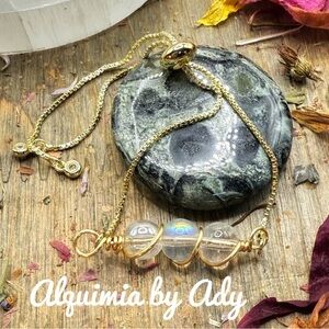 Alquimia Gold aura quartz Bracelet